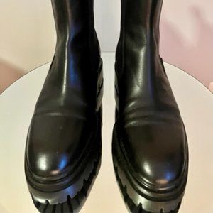 Zara Thick Soled Chelsea Boot , Size 40